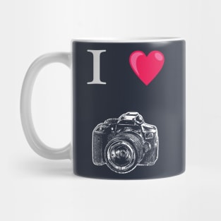 I love Camera and photography Mug